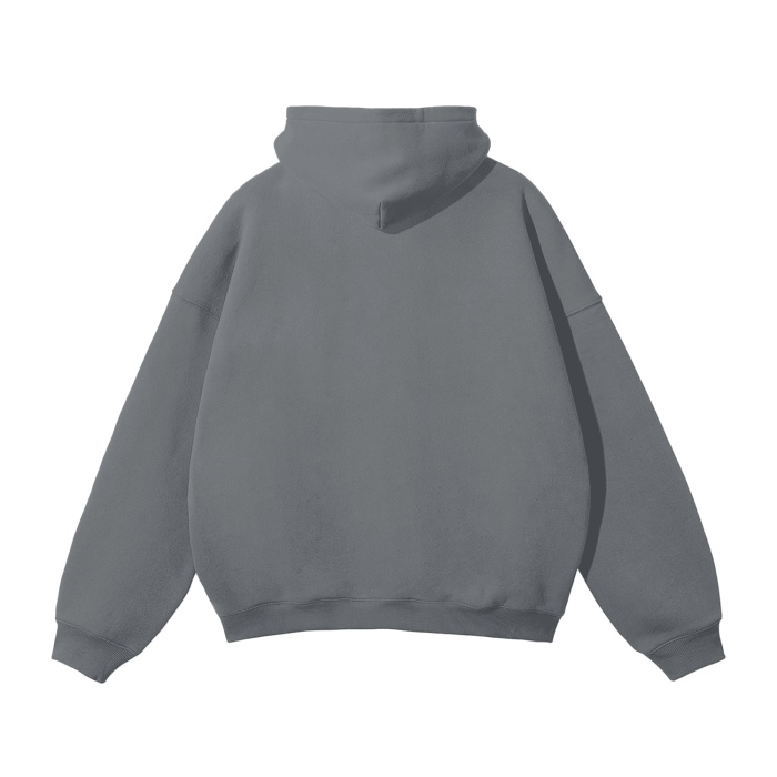 Grey Blank Hoodie