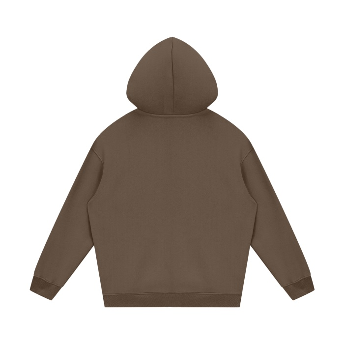 Brown Fleece Hoodie