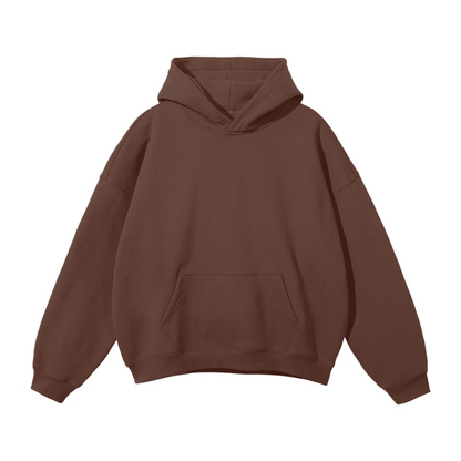 Dark Brown Blank Hoodie